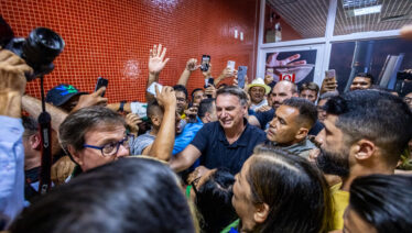 Recepção de Bolsonaro em Maceió