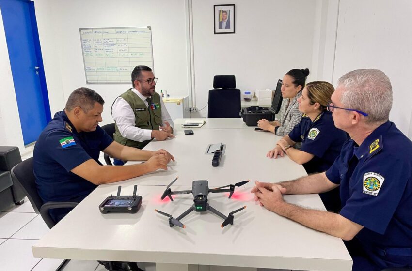 Leonardo Dias discute segurança do São João Massayó e revitalização do Jaraguá em reunião com a Guarda Municipal