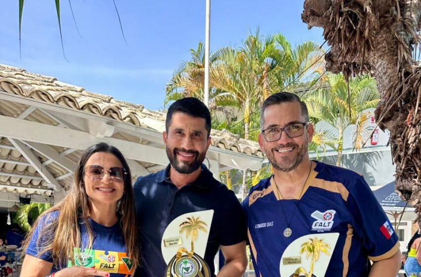 Leonardo Dias é homenageado pelo CATO e reafirma parceria para fortalecer o tiro esportivo